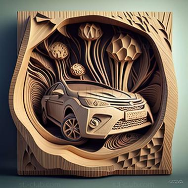3D мадэль Toyota Auris (STL)